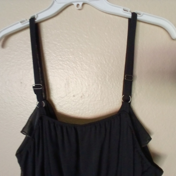 Women's Unbranded Black Sheer 90's Vintage Mesh Sleeveless Dress - Picture 10 of 16